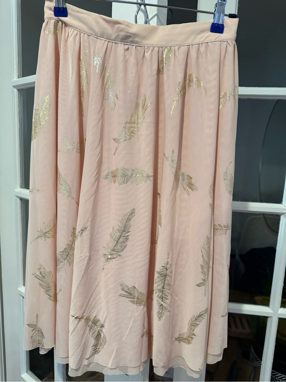 Disney line minkpink feather print skirt